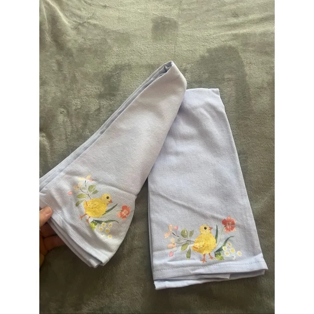 Kay Dee Designs Dog And Chick Easter Towel Set 2 Pack